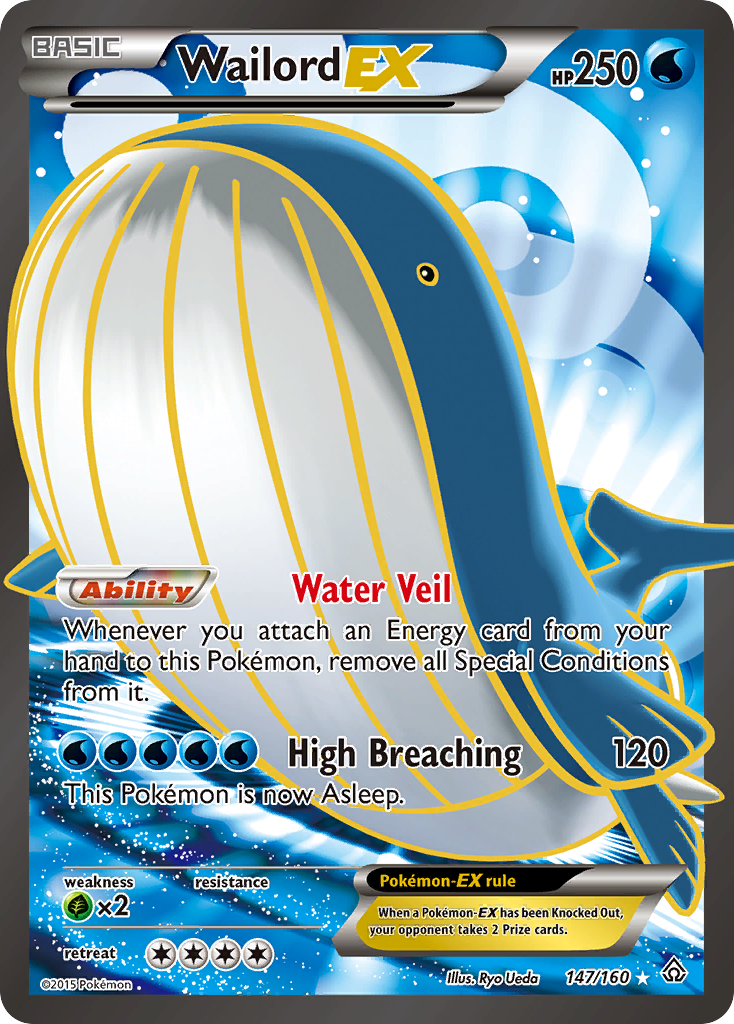 Wailord EX (147/160) [XY: Primal Clash] | Fandemonia Ltd