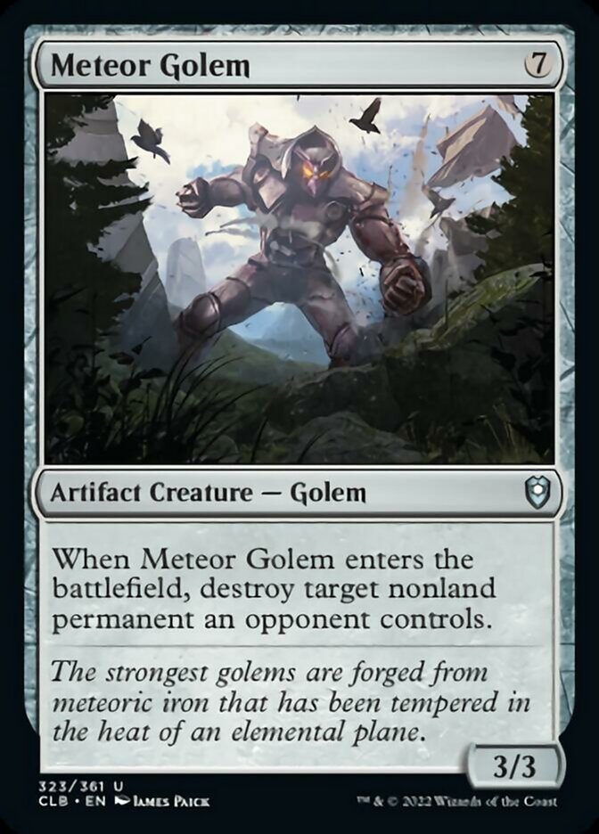 Meteor Golem [Commander Legends: Battle for Baldur's Gate] | Fandemonia Ltd