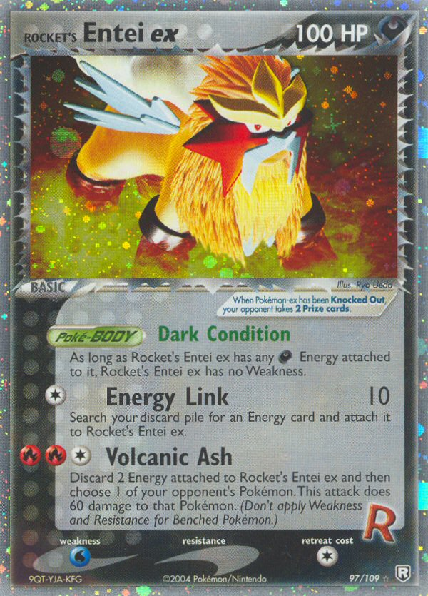 Rocket's Entei ex (97/109) [EX: Team Rocket Returns] | Fandemonia Ltd