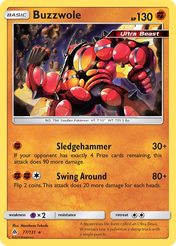 Buzzwole (77/131) [Sun & Moon: Forbidden Light] | Fandemonia Ltd