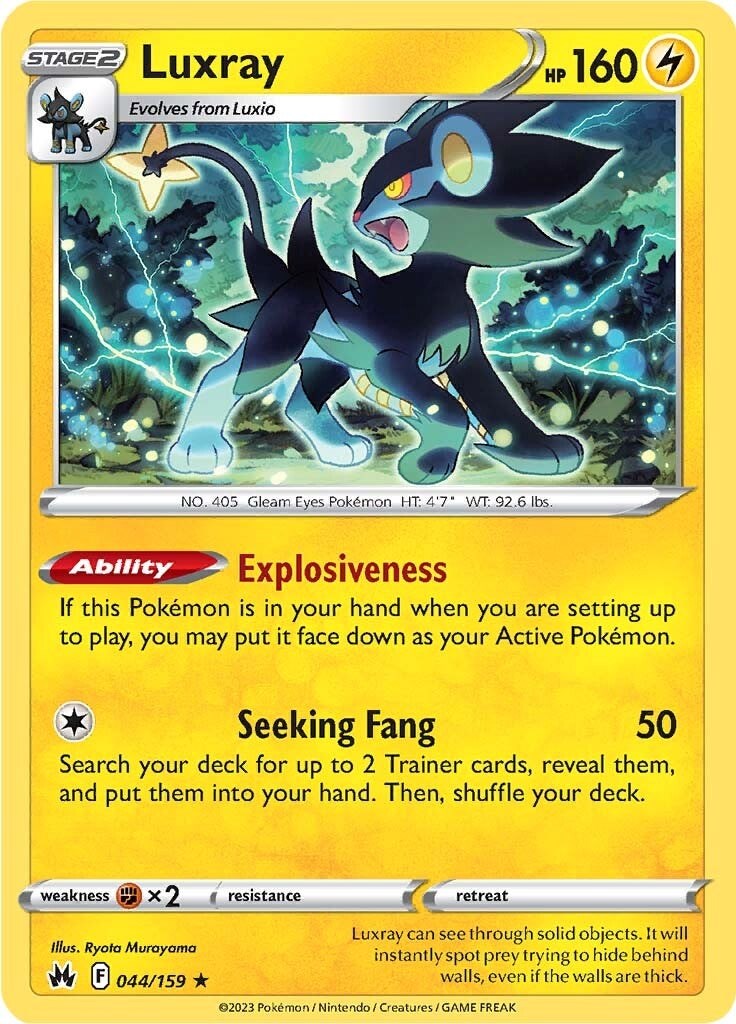 Luxray (044/159) (44) [Sword & Shield: Crown Zenith] | Fandemonia Ltd