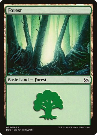 Forest (63) [Duel Decks: Mind vs. Might] | Fandemonia Ltd