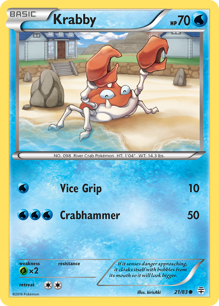 Krabby (21/83) [XY: Generations] | Fandemonia Ltd