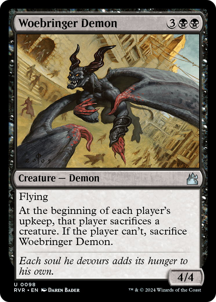 Woebringer Demon [Ravnica Remastered] | Fandemonia Ltd