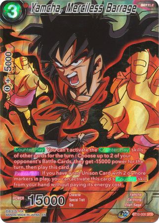 Yamcha, Merciless Barrage (SPR) [BT10-008] | Fandemonia Ltd