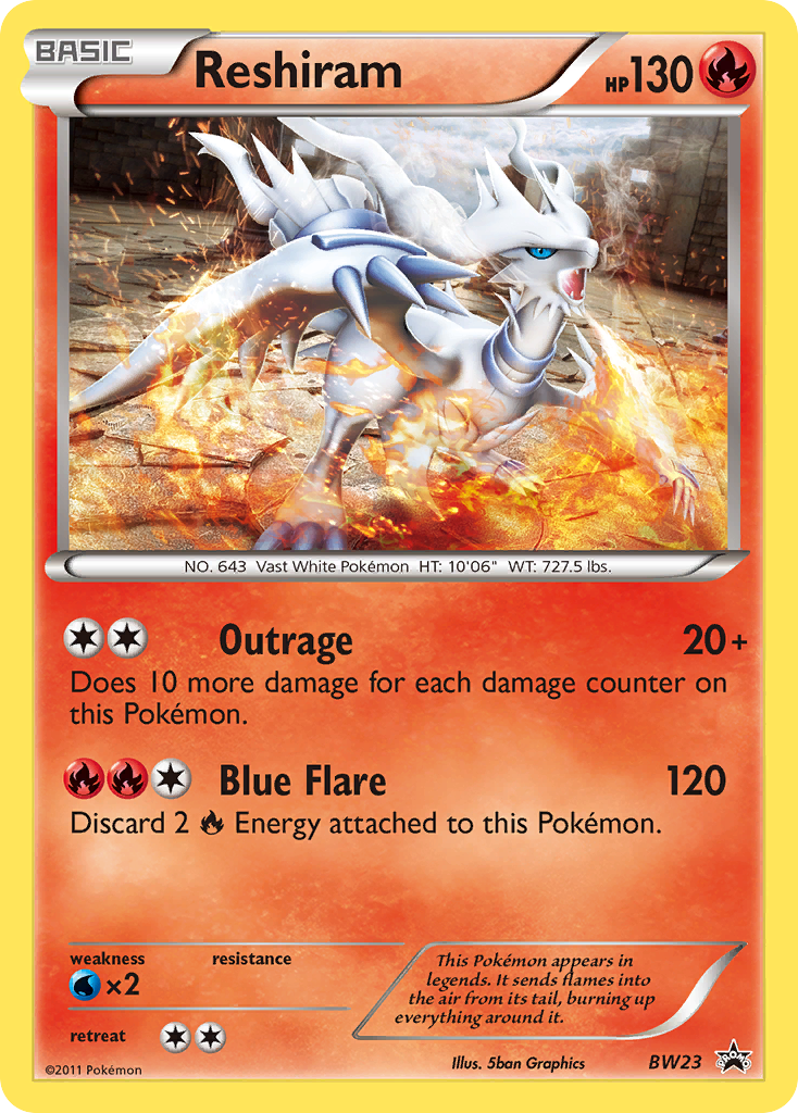 Reshiram (BW23) [Black & White: Black Star Promos] | Fandemonia Ltd