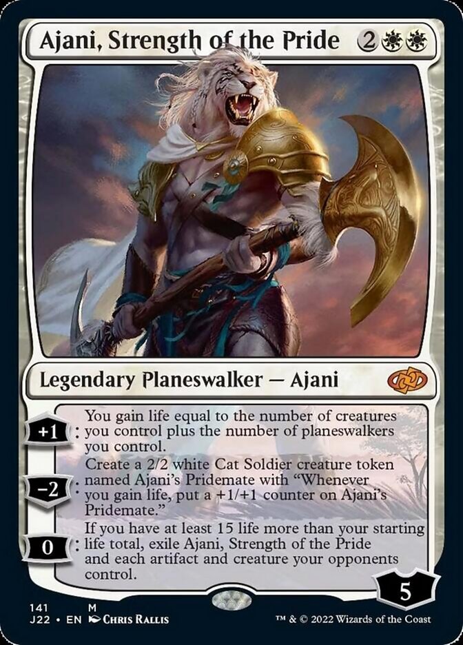 Ajani, Strength of the Pride [Jumpstart 2022] | Fandemonia Ltd