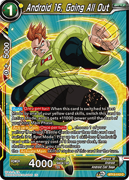 Android 16, Going All Out (Common) [BT13-112] | Fandemonia Ltd