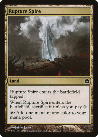 Rupture Spire [Commander 2011] | Fandemonia Ltd