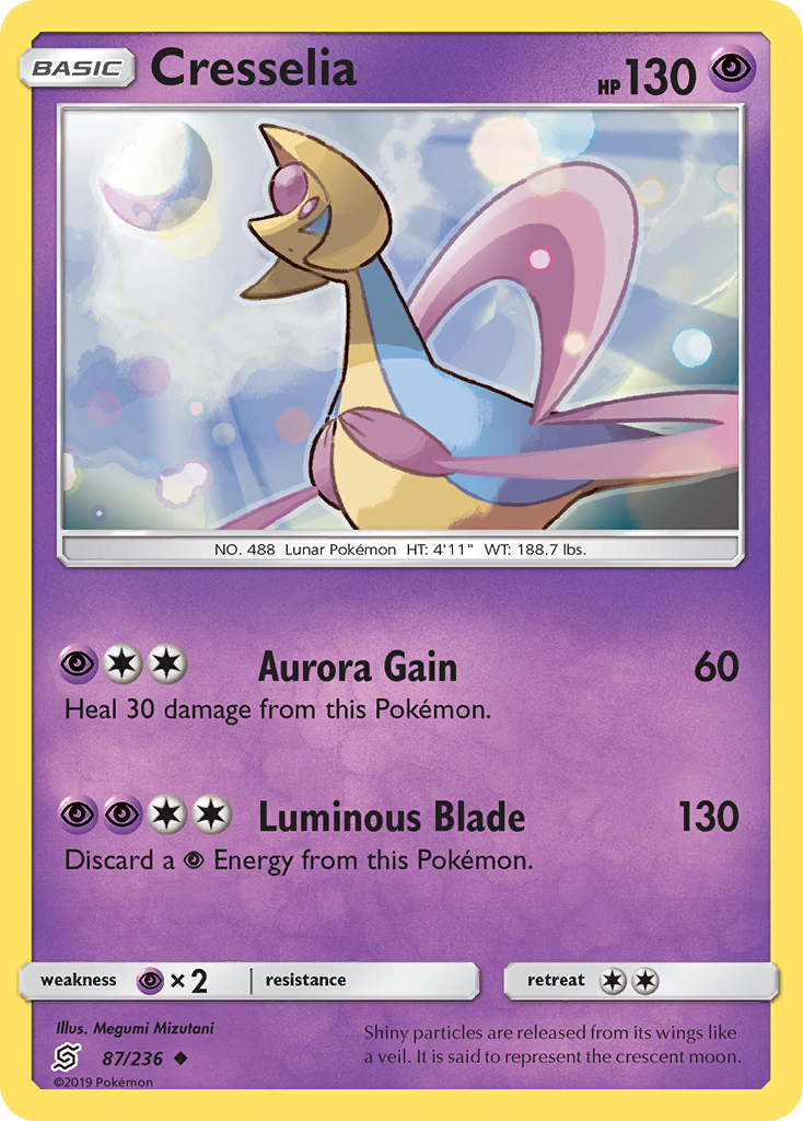 Cresselia (87/236) [Sun & Moon: Unified Minds] | Fandemonia Ltd