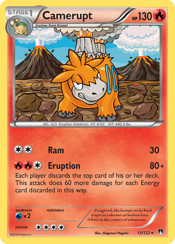 Camerupt (13/122) [XY: BREAKpoint] | Fandemonia Ltd