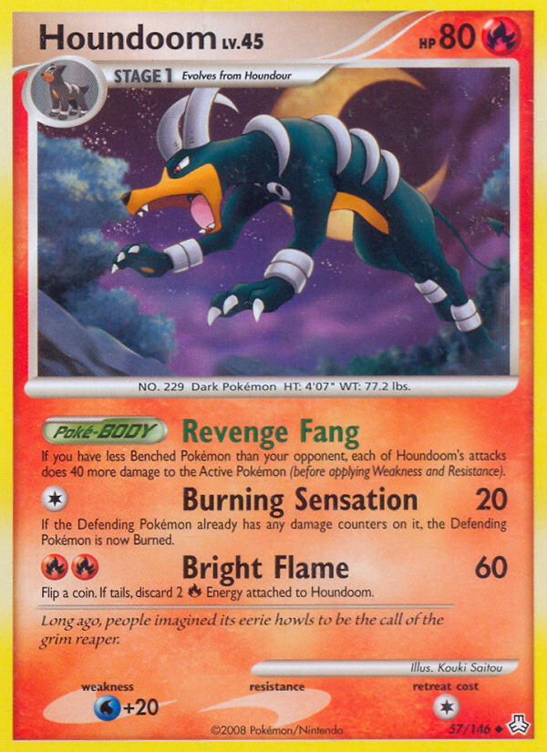 Houndoom (57/146) [Diamond & Pearl: Legends Awakened] | Fandemonia Ltd