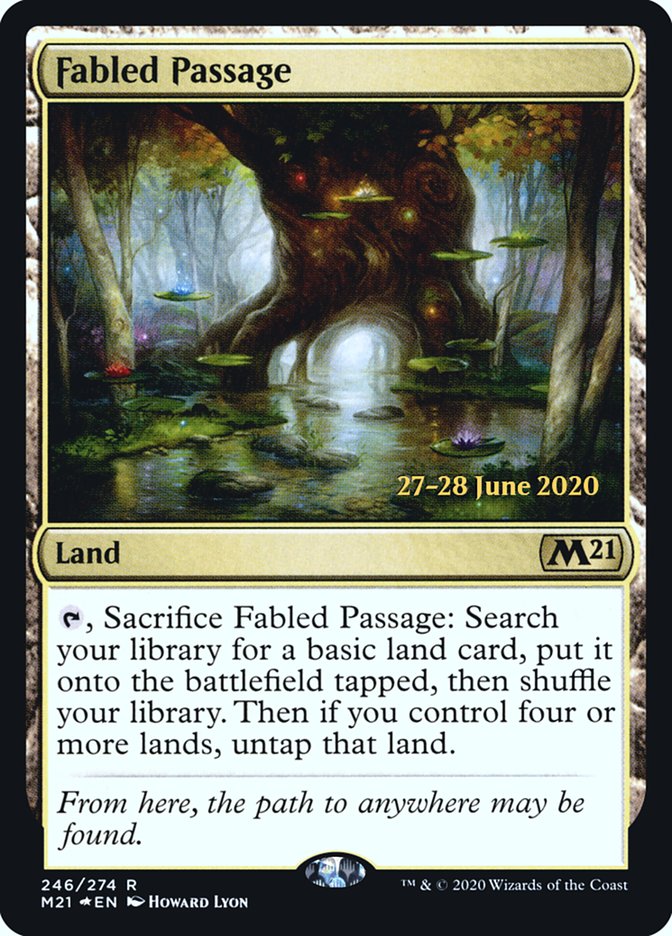 Fabled Passage  [Core Set 2021 Prerelease Promos] | Fandemonia Ltd