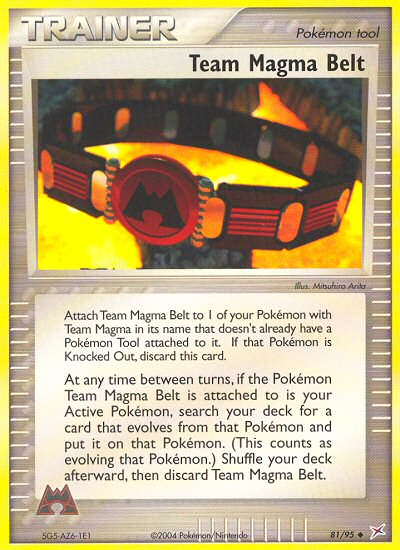 Team Magma Belt (81/95) [EX: Team Magma vs Team Aqua] | Fandemonia Ltd