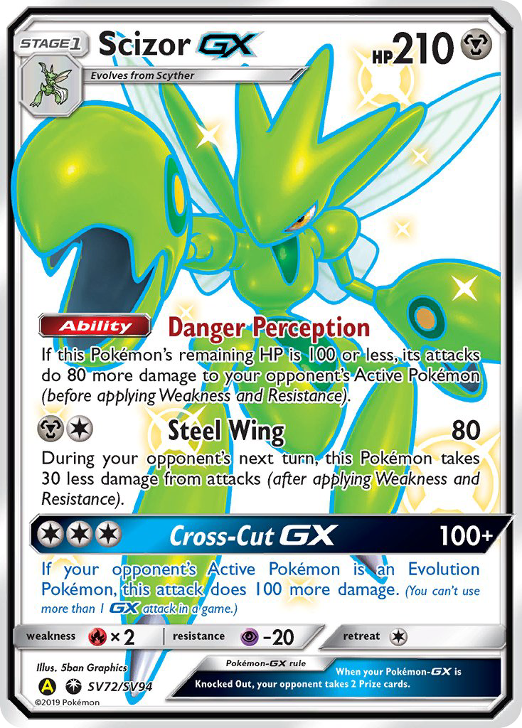 Scizor GX (SV72/SV94) [Sun & Moon: Hidden Fates - Shiny Vault] | Fandemonia Ltd