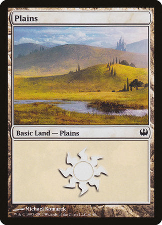 Plains (41) [Duel Decks: Knights vs. Dragons] | Fandemonia Ltd