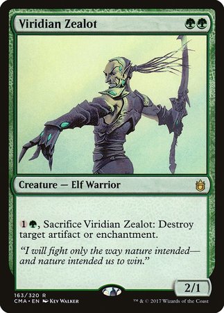 Viridian Zealot [Commander Anthology] | Fandemonia Ltd