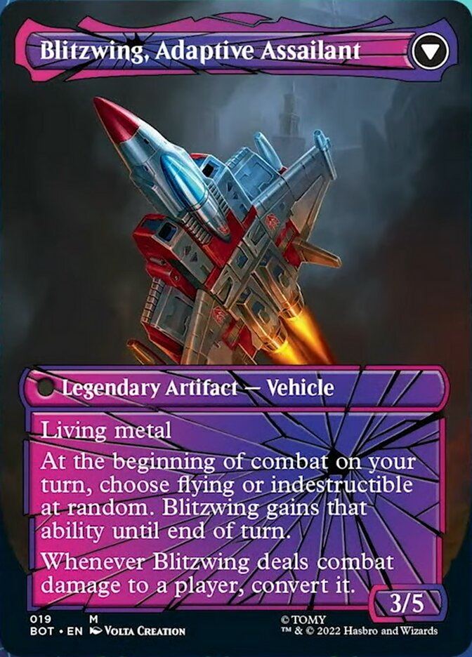 Blitzwing, Cruel Tormentor // Blitzwing, Adaptive Assailant (Shattered Glass) [Universes Beyond: Transformers] | Fandemonia Ltd