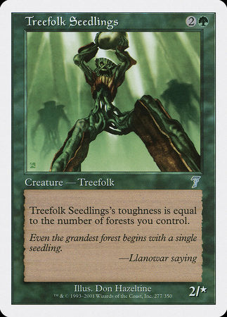 Treefolk Seedlings [Seventh Edition] | Fandemonia Ltd