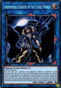 Underworld Goddess of the Closed World [BLVO-EN050] Secret Rare | Fandemonia Ltd