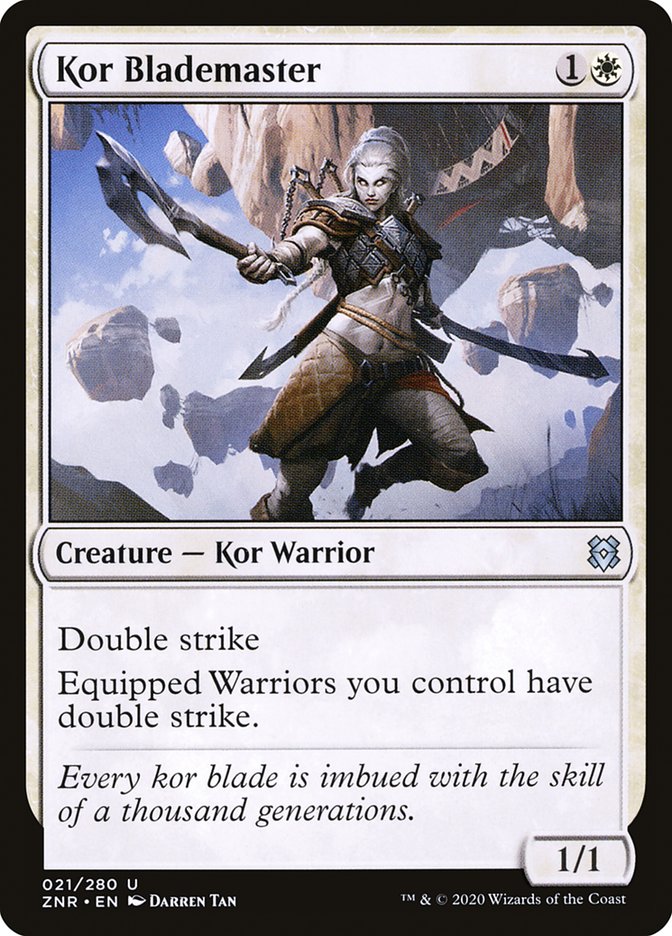 Kor Blademaster [Zendikar Rising] | Fandemonia Ltd