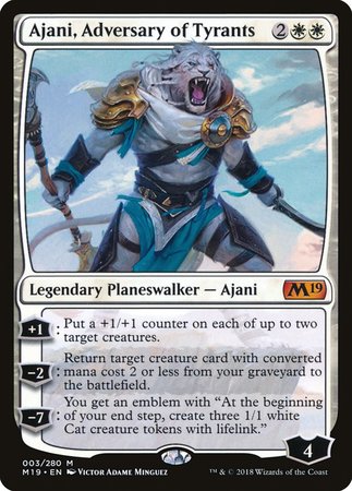 Ajani, Adversary of Tyrants [Core Set 2019] | Fandemonia Ltd