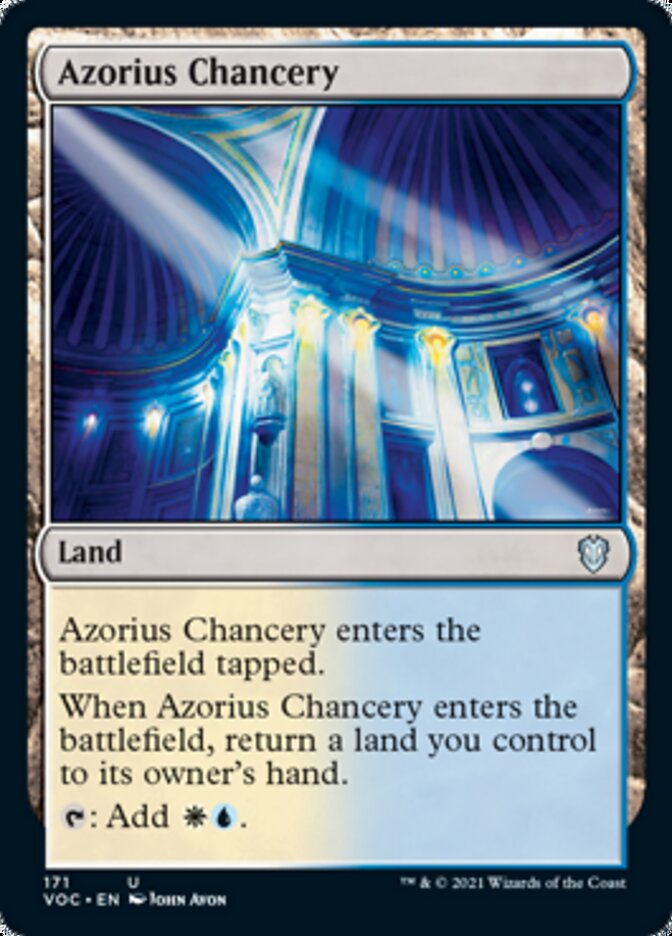 Azorius Chancery [Innistrad: Crimson Vow Commander] | Fandemonia Ltd