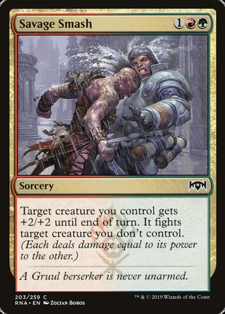 Savage Smash [Ravnica Allegiance] | Fandemonia Ltd