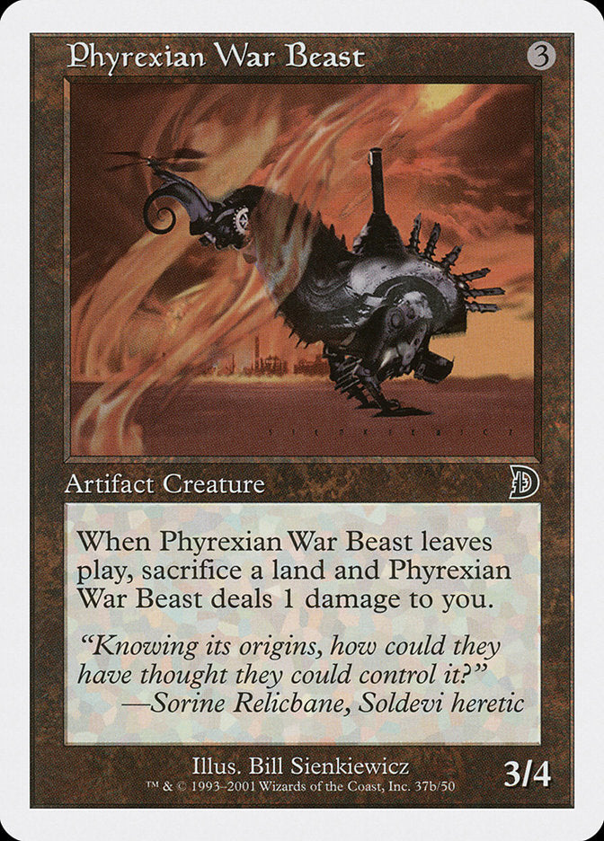 Phyrexian War Beast (Signature on Right) [Deckmasters] | Fandemonia Ltd