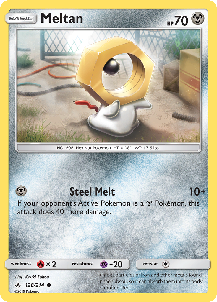 Meltan (128/214) [Sun & Moon: Unbroken Bonds] | Fandemonia Ltd