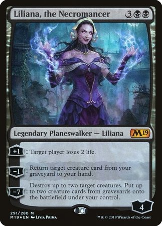 Liliana, the Necromancer [Core Set 2019] | Fandemonia Ltd