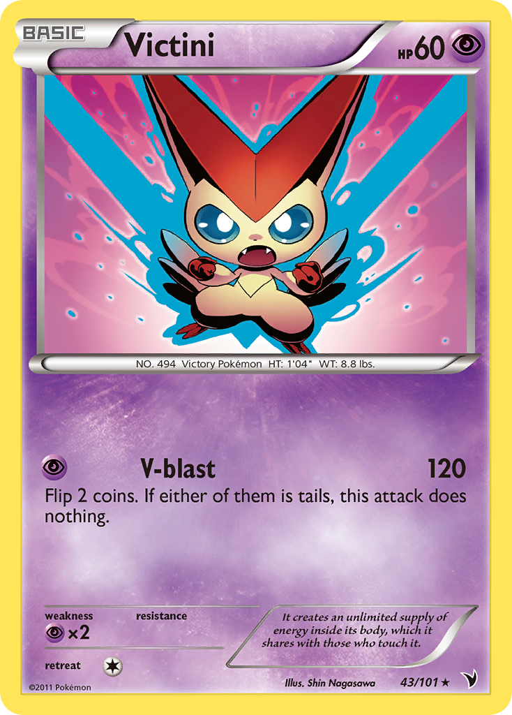 Victini (43/101) [Black & White: Noble Victories] | Fandemonia Ltd