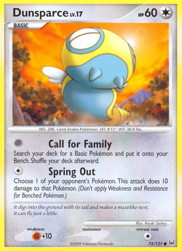 Dunsparce (73/127) [Platinum: Base Set] | Fandemonia Ltd