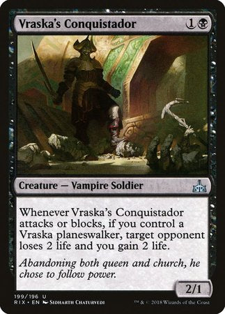 Vraska's Conquistador [Rivals of Ixalan] | Fandemonia Ltd