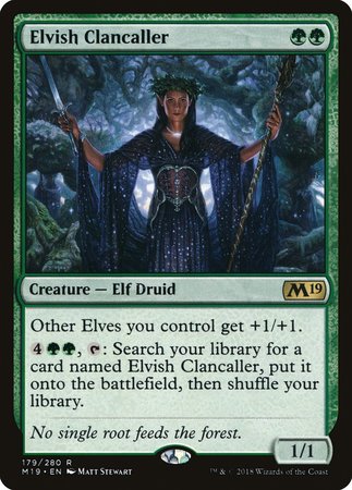 Elvish Clancaller [Core Set 2019] | Fandemonia Ltd