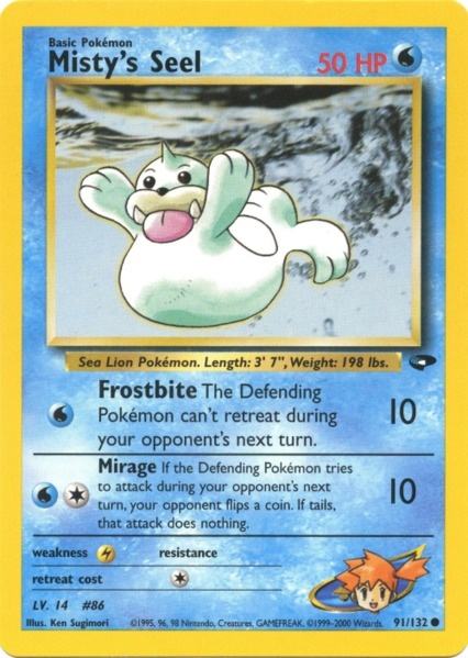 Misty's Seel (91/132) [Gym Challenge Unlimited] | Fandemonia Ltd