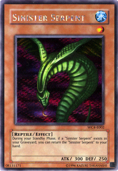 Sinister Serpent [WC4-E002] Prismatic Secret Rare | Fandemonia Ltd