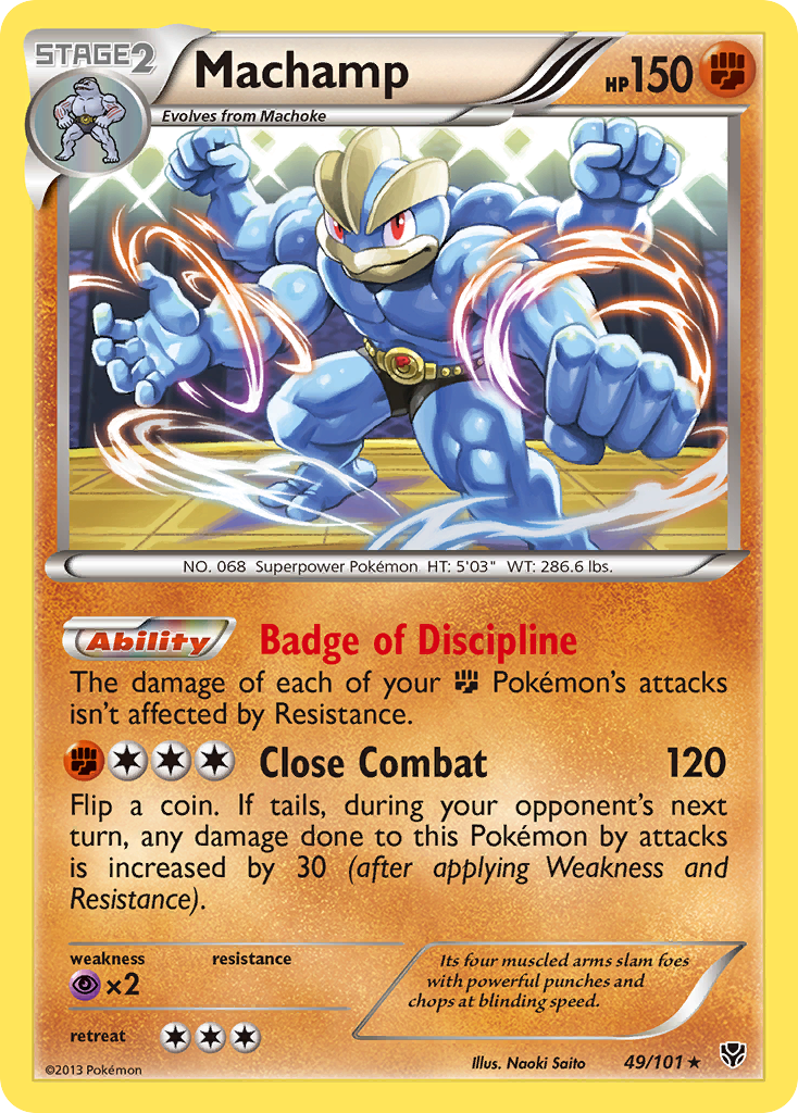 Machamp (49/101) [Black & White: Plasma Blast] | Fandemonia Ltd