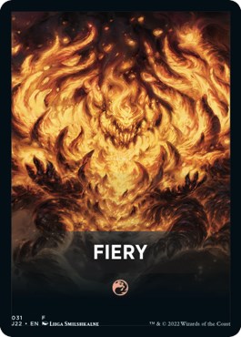 Fiery Theme Card [Jumpstart 2022 Front Cards] | Fandemonia Ltd