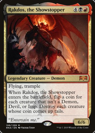 Rakdos, the Showstopper [Ravnica Allegiance] | Fandemonia Ltd