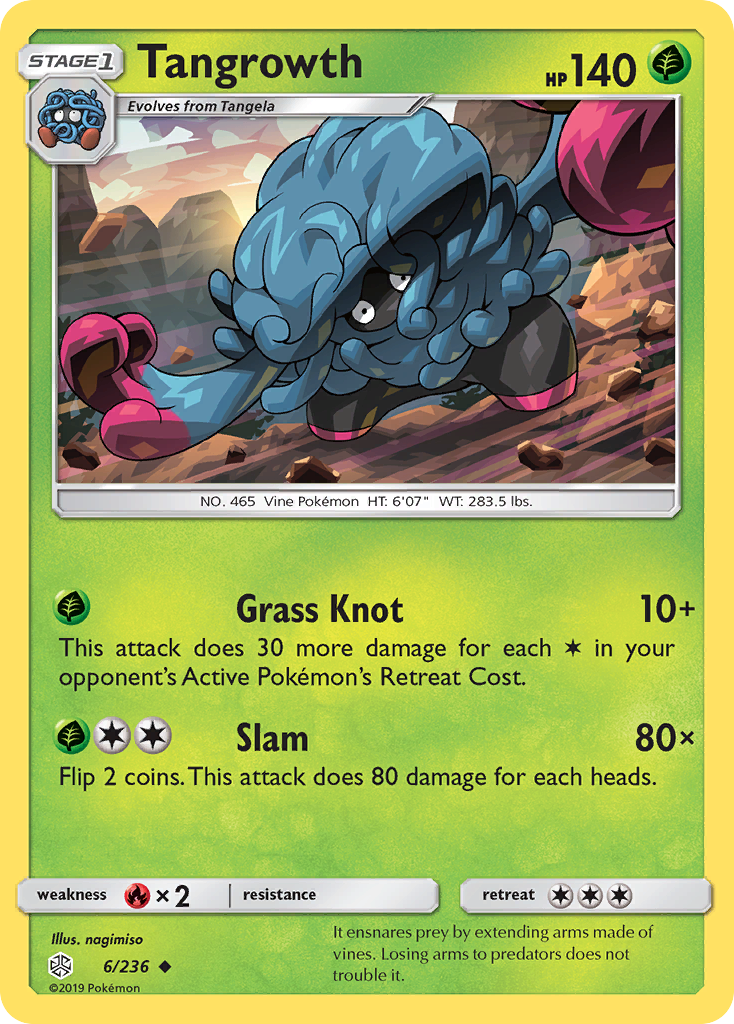 Tangrowth (6/236) [Sun & Moon: Cosmic Eclipse] | Fandemonia Ltd