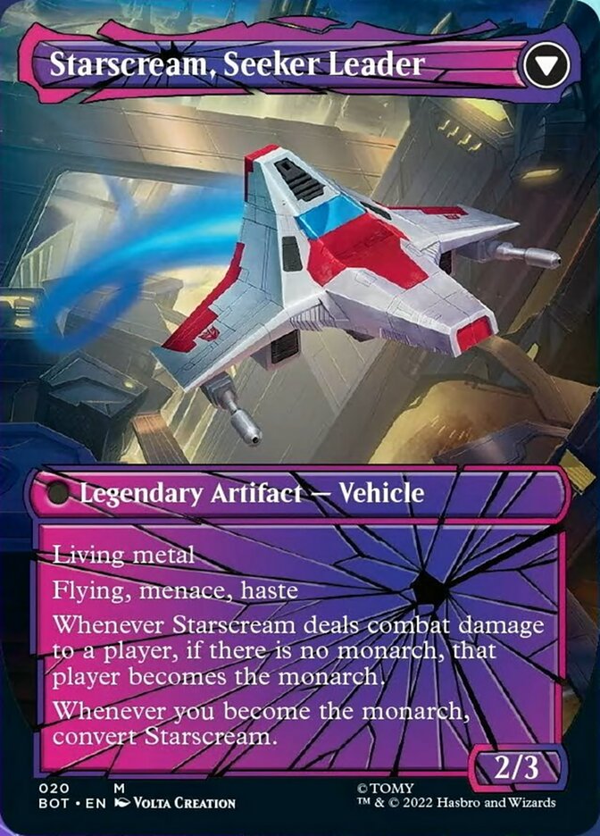 Starscream, Power Hungry // Starscream, Seeker Leader (Shattered Glass) [Universes Beyond: Transformers] | Fandemonia Ltd