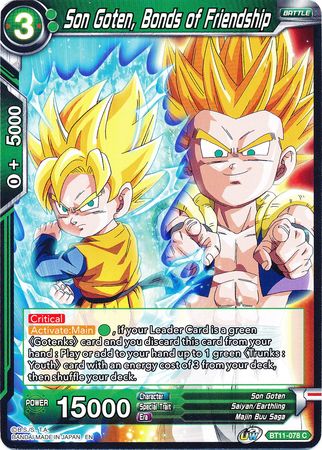 Son Goten, Bonds of Friendship [BT11-078] | Fandemonia Ltd