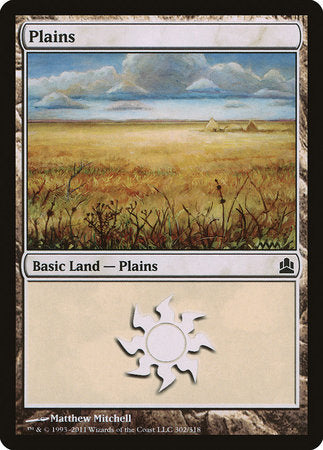 Plains (302) [Commander 2011] | Fandemonia Ltd