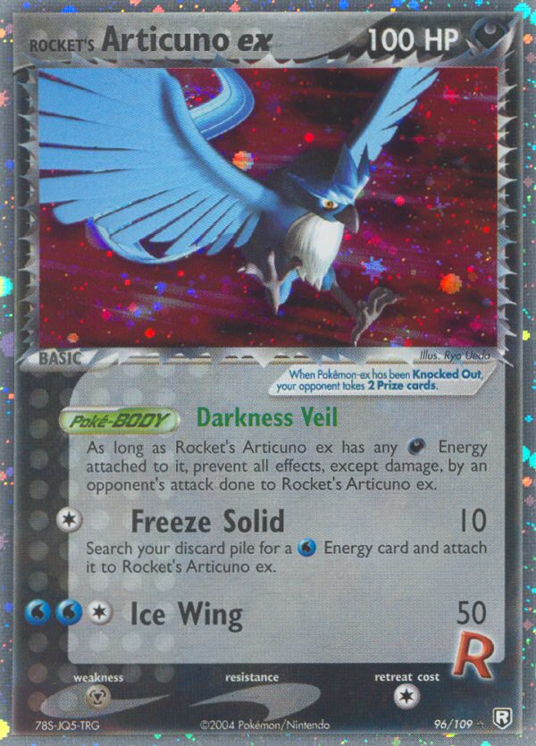 Rocket's Articuno ex (96/109) [EX: Team Rocket Returns] | Fandemonia Ltd