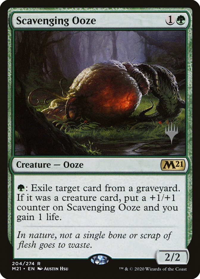 Scavenging Ooze (Promo Pack) [Core Set 2021 Promos] | Fandemonia Ltd