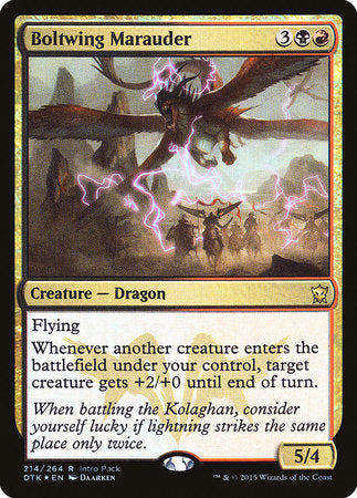 Boltwing Marauder [Dragons of Tarkir Promos] | Fandemonia Ltd