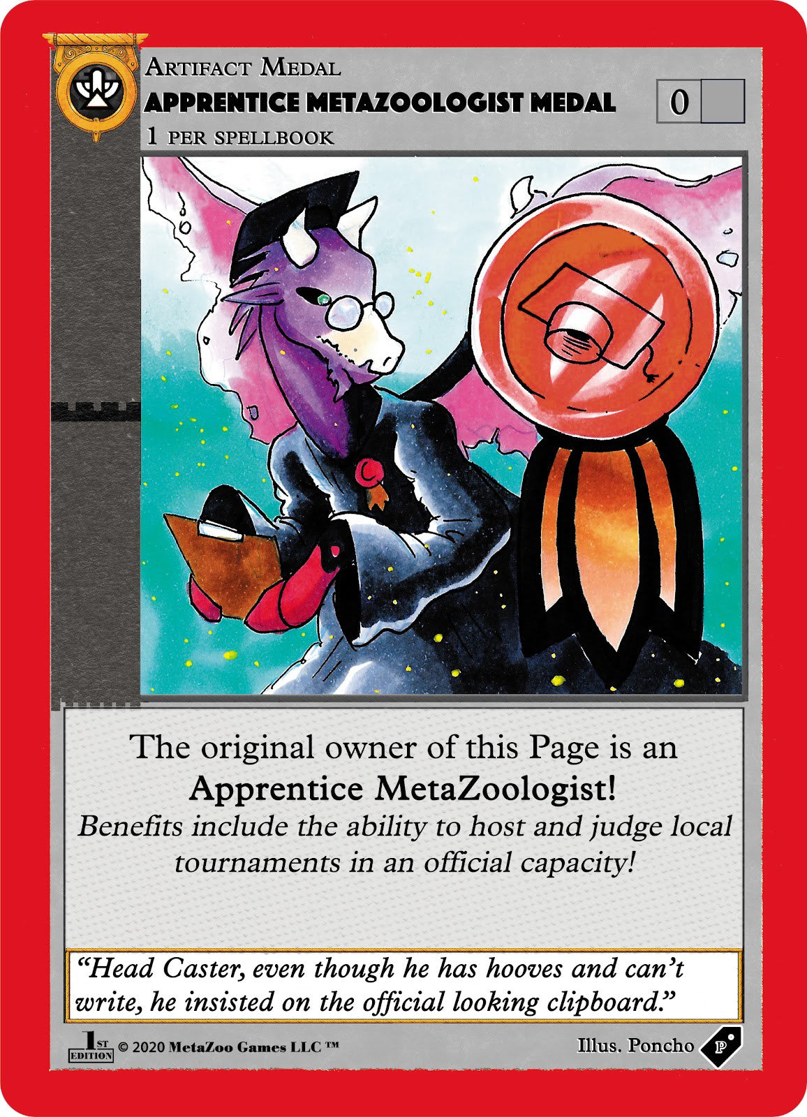 Apprentice Metazoologist Medal [Medals] | Fandemonia Ltd