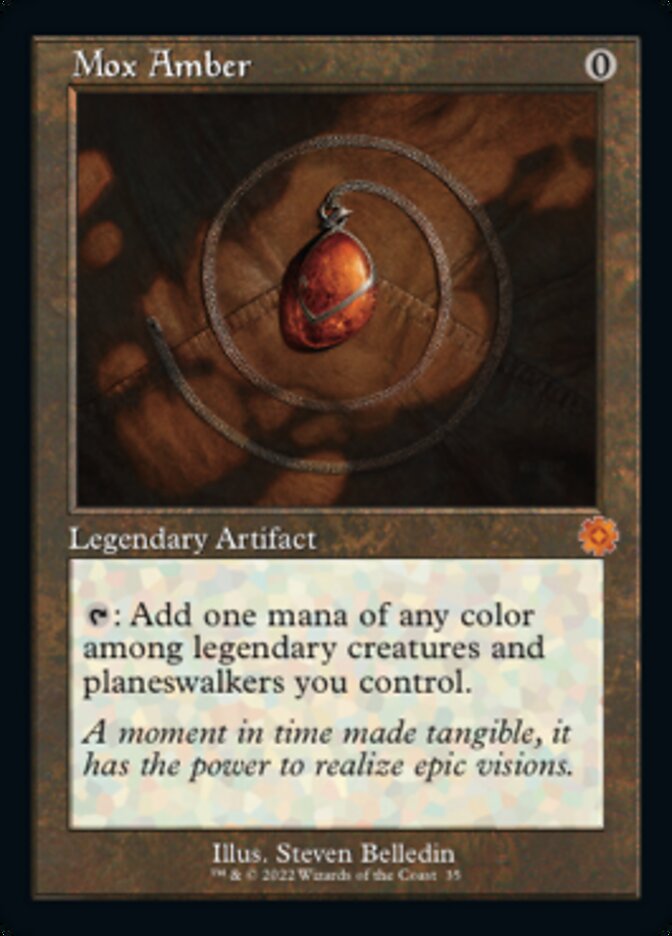 Mox Amber (Retro) [The Brothers' War Retro Artifacts] | Fandemonia Ltd