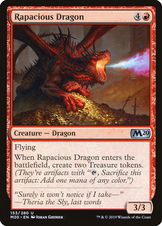 Rapacious Dragon [Core Set 2020] | Fandemonia Ltd